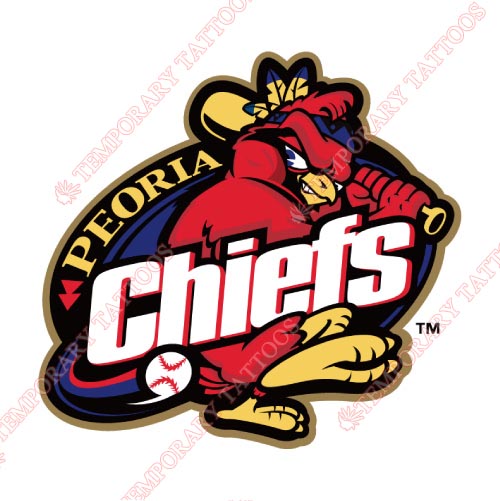 Peoria Chiefs Customize Temporary Tattoos Stickers NO.8118